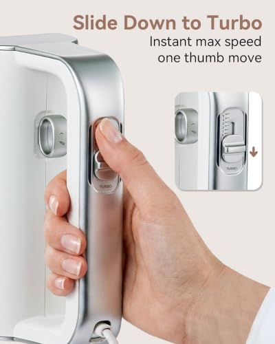 Hand Mixer Electric Handheld, 950W Peak Powerful, UL Certified for Safety