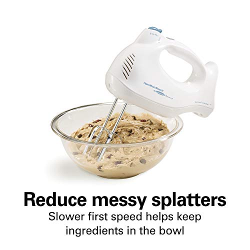 Hamilton Beach Power Deluxe 6-Speed Electric Hand Mixer With QuickBurst