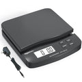Amazon Basics Digital Postal Shipping Scale with Tare Function, AC Adapter, 65 lb Capacity, 0.1 oz Readability, LCD Display, Black