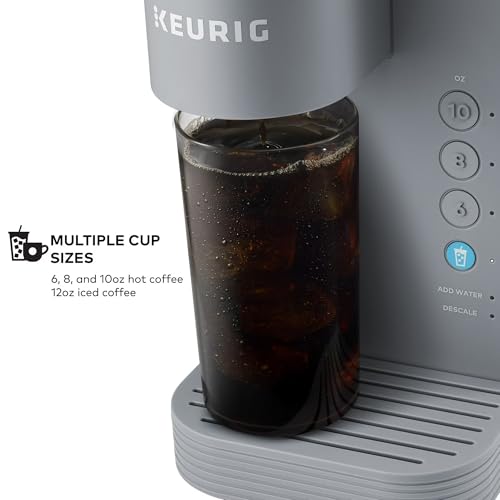 Keurig Iced Essentials Single Serve Coffee Maker, 3 Cup Sizes: 177, 237, and 296 ml