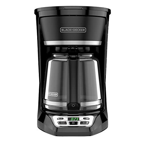 BLACK+DECKER 12-Cup* Programmable Coffeemaker, Black
