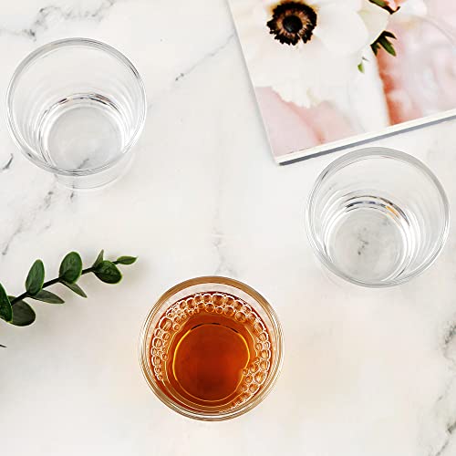 BTGLLAS Heavy Base Shot Glasses, 1.5 oz Sets of Clear Shot Glass (6 Pack), Measuring Cup for Espresso, Liquid, and Wine - Heavy Glass (Glass, 6Pack)
