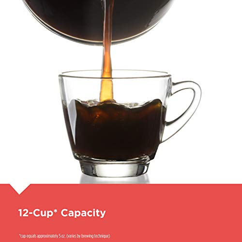 BLACK+DECKER 12-Cup* Programmable Coffeemaker, Black