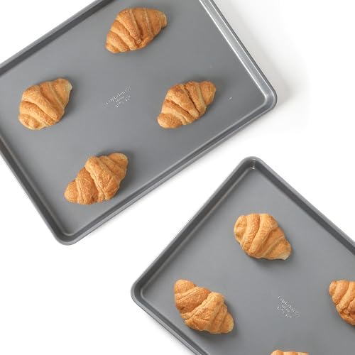 Calphalon Titan Cookie Sheet 2-Pack Set, 12 x 17 Inch Nonstick Baking Sheets, Cookie Baking Sheet, Metal Baking