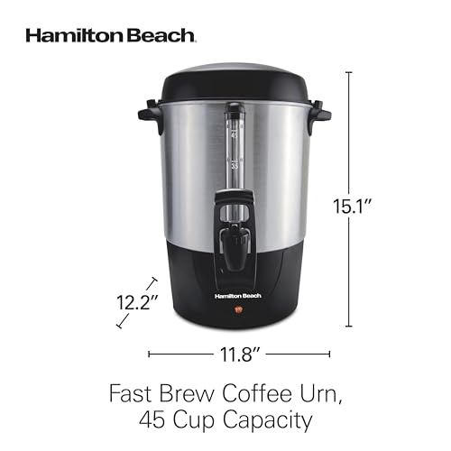 Hamilton Beach 45 Cup Fast Brew Coffee Urn and Hot Beverage Dispenser