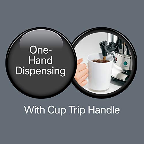 Hamilton Beach Commercial Coffee Urn & Hot Beverage Dispenser, 60 Cup Capacity, Polished Stainless Steel (D50065)