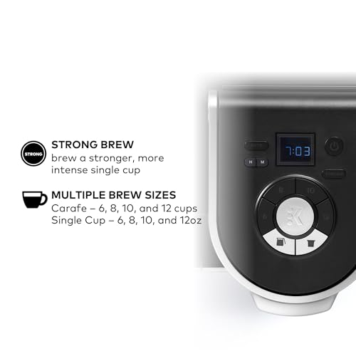 Keurig K-Duo Single Serve K-Cup Pod & Carafe Coffee Maker, with Multiple Brew Sizes, 60oz Removable Reservoir, Programmable Auto Brew Carafe, Black