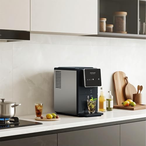 FRIGIDAIRE Touchscreen Nugget Ice Maker, Countertop Ice Machine, Sonic Ice Maker with 33 lbs. Capacity, Slate