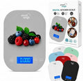 Smart Weigh Gray Digital Kitchen Scale for Cooking, Weight Loss, Calorie Tracking, Baking, Food Portion Control, and Meal Prep - Accurate Measurements in Grams and Ounces