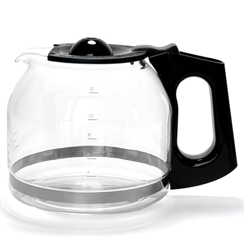 12-Cup Replacement Glass Coffee Carafe for Black and Decker Coffeemaker