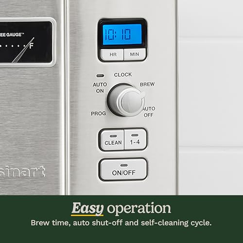 Cuisinart Coffee Maker, 12 Cup Programmable Drip Coffeemaker with Auto Shut-Off, Self cleaning, Home & Office Coffee Machine, DCC-3000NAS, Black