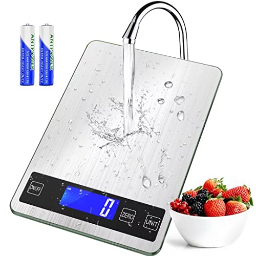 BACK KTCL''Cooking Master' 22lb Digital Kitchen Scale,Food Scale Measures in Grams and Ounces for Weight Cooking
