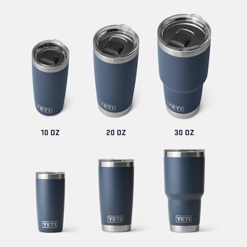 YETI Rambler 20 oz Tumbler, Stainless Steel, Vacuum Insulated with MagSlider Lid, Cape Taupe
