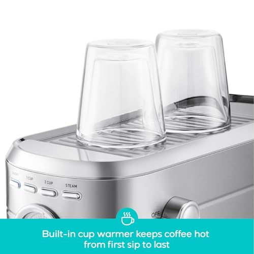 CASABREWS CM5418 Compact Espresso Machine with Milk Frothing Steam Wand