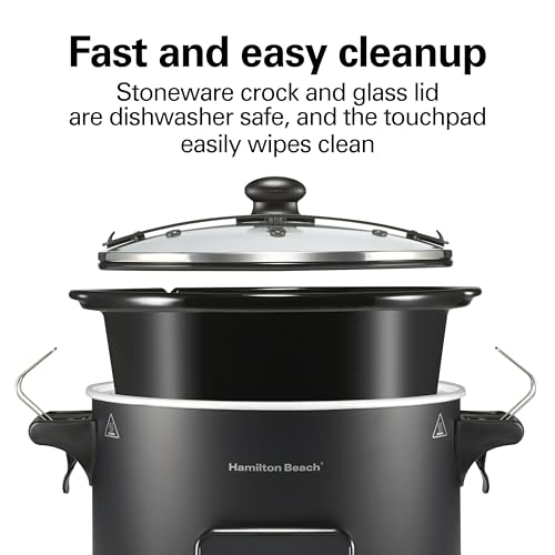 Hamilton Beach Portable Ready, Set, Dinner 6 Quart Programmable Slow Cooker
