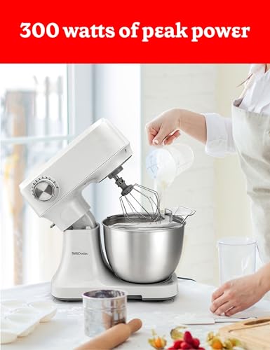 Betty Crocker 10-Speed Stand Mixer, 300 Watts, BC-4325W, White