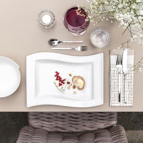 Villeroy & Boch NewWave Collection 20-Piece Flatware Set, Service for 4, 18/10 Stainless Steel Utensils, Dishwasher Safe