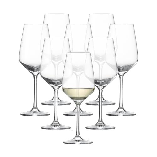 Eater x Zwiesel Fortessa Host Crystal Glass, 12 Ounce White Wine (Set of 8), Clear