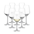 Eater x Zwiesel Fortessa Host Crystal Glass, 12 Ounce White Wine (Set of 8), Clear