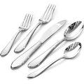 KINGSTONE 40-Piece Silverware Set for 8,18/10 Premium Stainless Steel Flatware Set, for Home, Restaurant, Wedding and Party Use, Mirror-Polished Cutlery Set, Dishwasher Safe