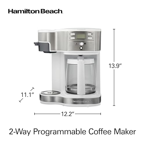 Hamilton Beach 2-Way Programmable Coffee Maker & Single Serve Coffee Maker