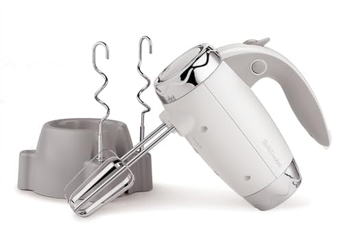 Betty Crocker 7-Speed Power-Up™ Hand Mixer with Stand, BC-4208W, White