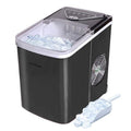 Frigidaire EFIC123-SSBLACK Compact Countertop Ice Maker, 26lbs of Ice per Day, Black Stainless