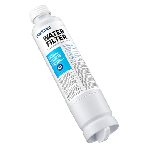 Samsung HAF-CIN-2P/EXP Genuine Refrigerator Water Filter, Reduces 99% of Harmful Contaminants for Clean, Clear Drinking Water, 6-Month Life, Easy Install, Pack of 2