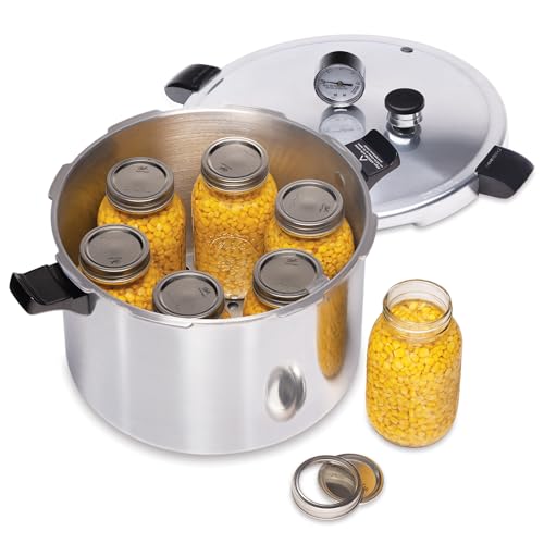 Presto 01755 16-Quart Aluminum canner Pressure Cooker, One Size, Silver