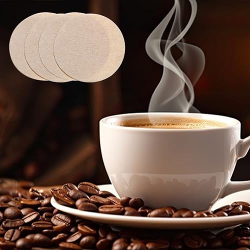 600Pcs Unbleached Coffee Filters Compatible with aeropress, 64 mm