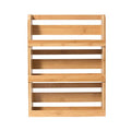 Lipper International 8840 Bamboo 3-Tier Spice Rack, 2.75-inch Depth Accommodates many Types of Spice Jars