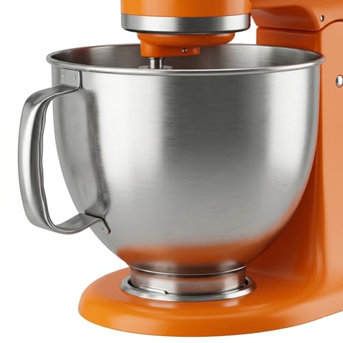 KCKHFA Stainless Steel Mixer Bowl Fit for KitchenAid Artisan&Classic Series 4.5-5 QT Tilt-Head Stand Mixer, Mixing Bowl with Comfortable Handle