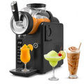 SYINTAO Slushie Machine No Ice Needed, 2-in-1 Frozen Drink & Soft Serve Ice Cream Maker, Self-Chilling Slushy Maker with 5 Presets, LED Display & Auto Clean for Home & Party (Black)