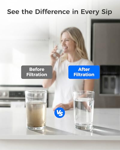 Waterdrop WD-F45 Replacement for Samsung® DA97-17376B, HAF-QIN/EXP, DA97-08006C, RF28R7201SR, RF28R7351SG, WD-F45, Refrigerator Water Filter, 3 Filters
