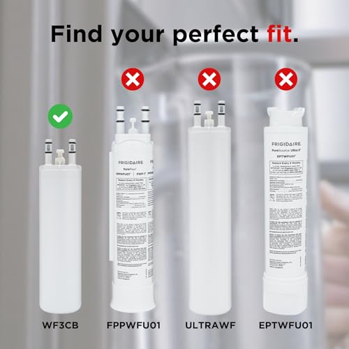 Frigidaire WF3CB Puresource3 Refrigerator Water Filter, White, 1 Count (Pack of 1)