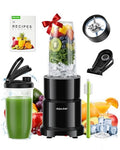 Blender for Smoothie, Abuler 1200W Personal Blender for Shake and Smoothies for Kitchen with 2 No-BPA 20oz Portable Cups, Single Serve Smoothies Maker Mixer for Juices, Nutritious Recipe