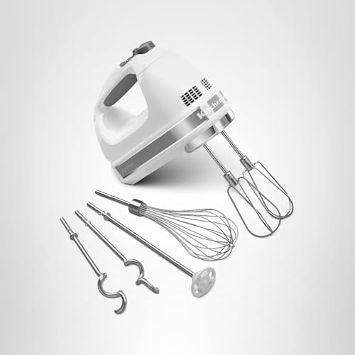 KitchenAid 9-Speed Hand Mixer - KHM926, White