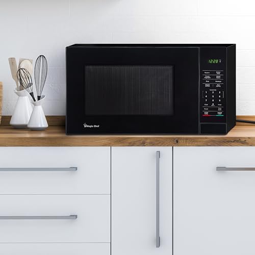 1.1 cu. ft. Countertop Microwave Oven, in Black with Gray Cavity