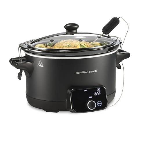 Hamilton Beach Portable Ready, Set, Dinner 6 Quart Programmable Slow Cooker