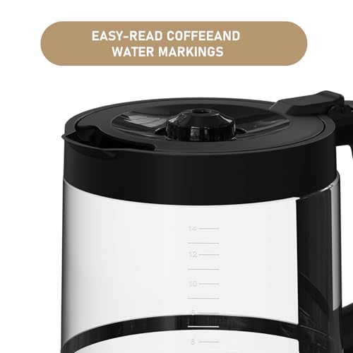 14-Cup DCM201 Coffee Maker Carafe Coffee Pot Replacement Compatible with Ninja DCM201, DCM201CP, DCM201BK Programmable XL 14-Cup PRO Coffee Maker