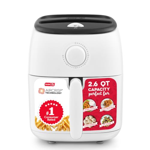 Dash Tasti-Crisp Air Fryer, AirCrisp Technology, Compact Design with Adjustable Temperature