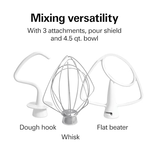 Hamilton Beach Die-Cast Metal Classic Electric Stand Mixer, 12 Speeds