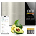 WARMKEY Smart Nutrition Food Scale with App - 1g Precision Digital Kitchen Scale, Tracks Calories & 24 Nutrients, Macros, Fat & Protein for Keto, Fitness & Meal Prep, 11lb/5kg with Tare Function