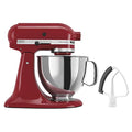 KitchenAid Value Bundle Artisan Series 5 Quart Tilt-Head Stand Mixer with Included Flex Edge Beater, KSM150FEER, Empire Red