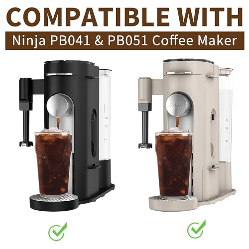 Disposable Coffee Paper Filters for Ninja PB051 PB041 Coffee Maker, 150 Pcs Coffee Filter for Ninja Coffee Maker, white