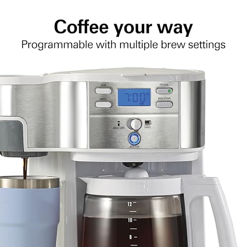 Hamilton Beach 2-Way Programmable Coffee Maker & Single Serve Coffee Maker