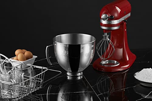 5 QT Stainless Steel Mixer Bowl Compatible With KITCHENAID TILT-HEAD STAND MIXERS 4.5-Quart (4.3 L) And 5-Quart (4.7 L) (Stainless Steel Polished) - My Kitchen Products