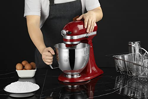 5 QT Stainless Steel Mixer Bowl Compatible With KITCHENAID TILT-HEAD STAND MIXERS 4.5-Quart (4.3 L) And 5-Quart (4.7 L) (Stainless Steel Polished) - My Kitchen Products