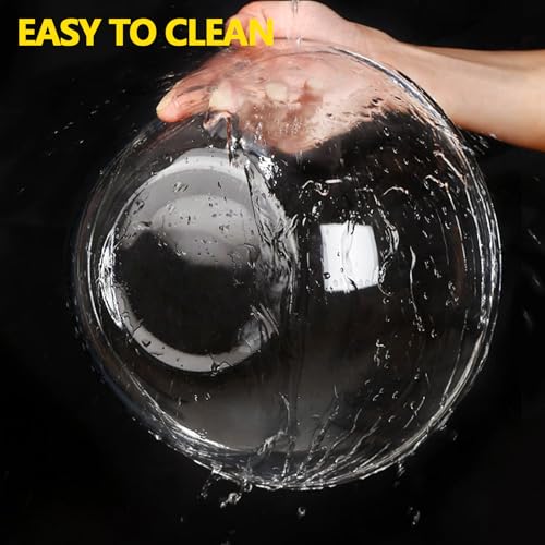 5 Quart Deep Big Glass Bowl with Lid,10 Inch Large Glass Mixing Bowl for Sourdough Bread Kitchen Salad Bread Storage, For Prepping, Marinating & Brining Kimch - My Kitchen Products