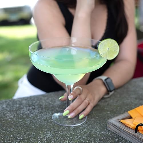 Extra Large Giant Cinco De Mayo Margarita Glass - 34oz - Fits about 3 typical margaritas!
